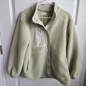 Light Green Teddy Jacket